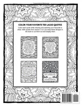 Ted Lasso Coloring Book: Ted Lasso TV Show Quotes Coloring Book (Tv Show Colouring Books) WoodArtSupply