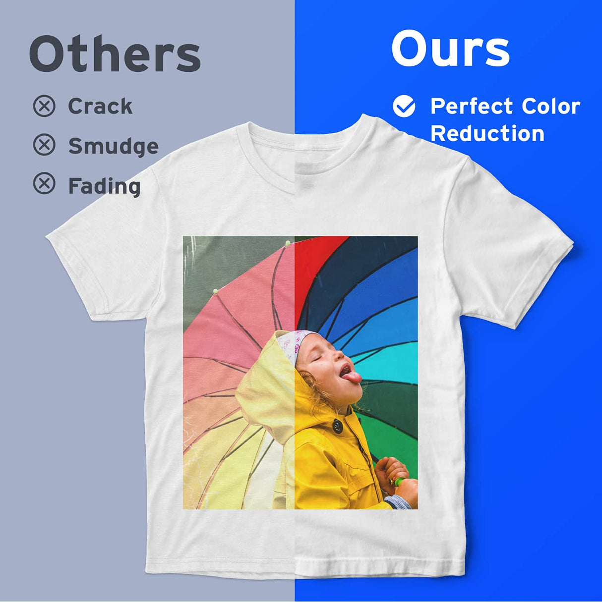 Printers Jack Sublimation Paper - Heat Transfer Paper 100 Sheets 8.3" x 11.7" for Any Epson HP Canon Sawgrass Inkjet Printer with Sublimation Ink for T shirt Mugs DIY Printers Jack