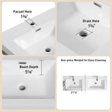 Gxcevsou 72" Floating Bathroom Vanity with Sink, Double Sink Wall Mounted Bathroom Storage Vanity Cabinet, Modern Bathroom Sink Cabinet with Soft Close Drawers, Pre-Assembled, Natural Oak Gxcevsou