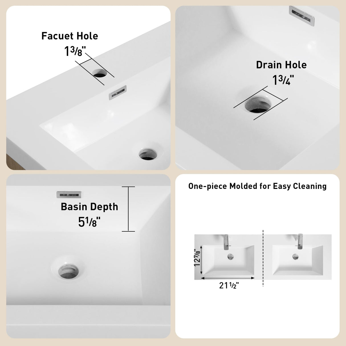 cieloshinerico 72 Inch Floating Bathroom Vanity with Double Sinks, Wall-Mounted Bathroom Storage Cabinet with Stone Resin Countertop and Soft Close Drawers, Natural Oak cieloshinerico
