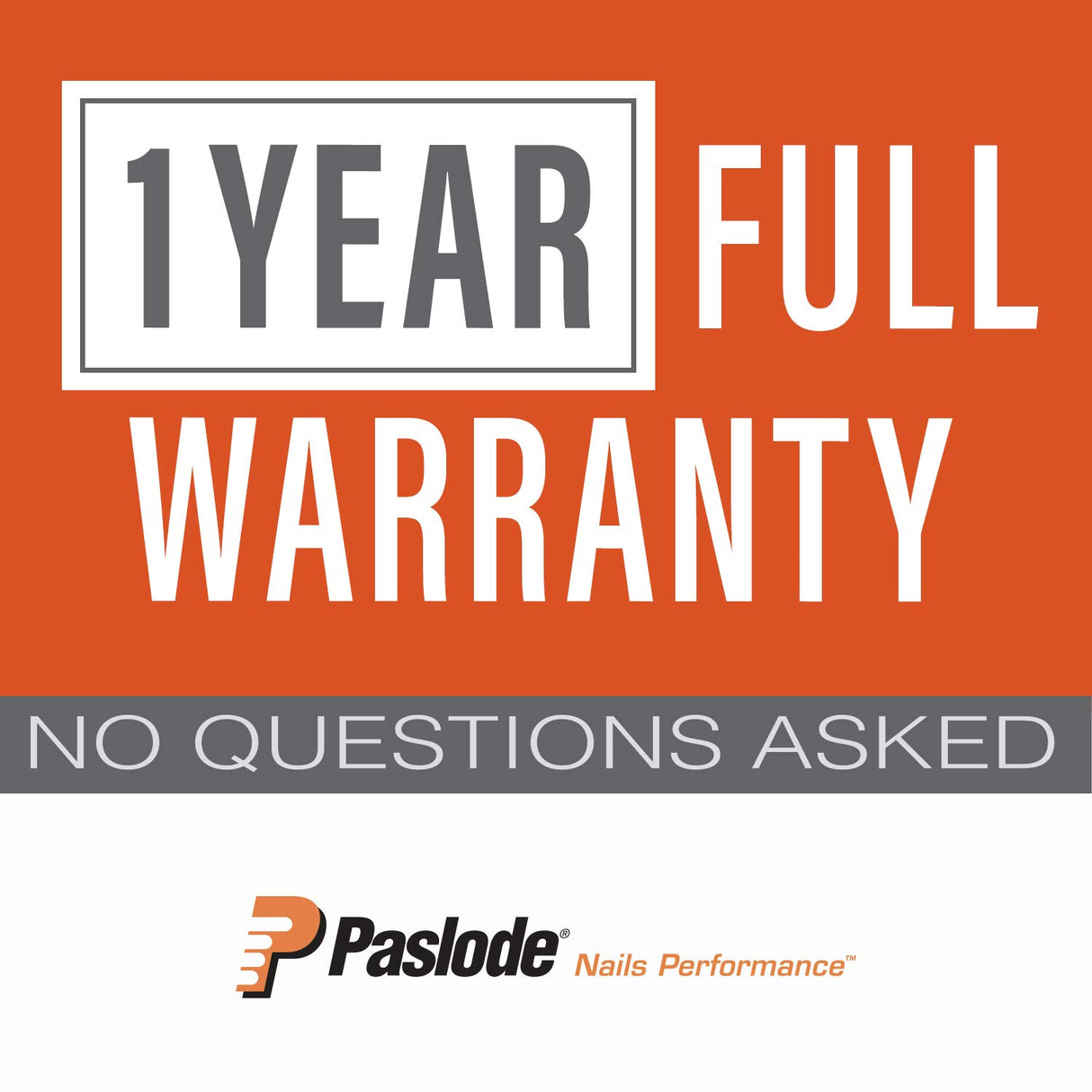 Paslode, Pneumatic Finish Nailer, 515500, 16 Gauge, Air Compressor Powered Paslode