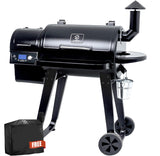Z GRILLS ZPG-450A Wood Pellet Grill & Smoker with PID V2.1 Controller, 450 Sq in Cook Area, Meat Probe, 8 in 1 BBQ Grill Outdoor Auto Temperature Control, Black Z GRILLS