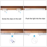 Singteam 10Pack 8Ft LED Shop Light Fixture, 90W Integrated LED Tube Light,10000LM, 6500K, Clear Cover,High Output,Double Row V Shape 270 Degree LED Lighting for Garage Warehouse Workshop Basement Singteam