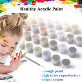 Paint By Numbers for Adults - DIY Adult Paint by Number Kits Pack On Canvas Sunset Beach Painting by Numbers for Beginners,Acrylic Paint Boat On Mountains Lake Crafts for Home Decor (11.8x15.8inch) LWZAYS