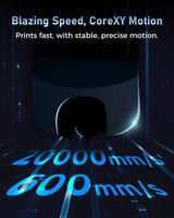 FLASHFORGE 3D Printer AD5M, CoreXY 600mm/s High-Speed Printer with 1-Click Auto Leveling, High-Temp Direct Drive Extruder, 3s Quick-Swap Nozzle, 220×220×220mm Build Volume FLASHFORGE