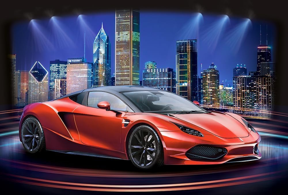 CASTORLAND 1000 Piece Jigsaw Puzzles, Arrinera Hussarya 33, Sport car, Mobility, Fast car, Adult Puzzle, Castorland C-104024-2 Castorland