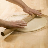 French Rolling Pin (17 Inches) –WoodenRoll Pin for Fondant, Pie Crust, Cookie, Pastry, Dough –Tapered Design & Smooth Construction - Essential Kitchen Utensil KARRYOUNG
