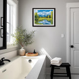 ARNLRDYA Grand Teton Paint by Numbers for Adults, Mountain Forest National Park Paint by Number Kits, Lake Scenery Acrylic Painting on Canvas for Gift Home Decor(20x16inches,No Frame) ARNLRDYA