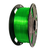 Translucent Green PETG Filament 1.75 mm 1KG 3D Printer Filament 2.2LBS Spool 3D Printing Materials Fit Most FDM Printer Easy to Print CC3D Grass Green Color CC3D