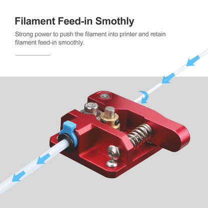 Creality Official 3D Printer Extruder, Upgraded Aluminum Drive Feed Extruders Accessories for 3D Printer 1.75mm Filament Works with Creality CR-10 Series, Ender 5 Series, Ender 3 Series - WoodArtSupply