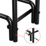 DOEWORKS Firewood Rack 8 FT 1/2 Cord Firewood Storage Rack Heavy Duty Steel Outdoor Log Rack DOEWORKS