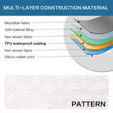 H.VERSAILTEX 100% Waterproof Sofa Slipcover Washable Loveseat Cover for 2 Cushion Cover Non-Slip Furniture Protector with Silicone Backing Couch Cover for Pets (Oversized Loveseat, Off White) H.VERSAILTEX