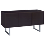 Coaster Home Furnishings Lawtey 5-Drawer Credenza with Adjustable Shelf Cappuccino Coaster Home Furnishings