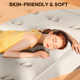 InnoTruth Queen Air Mattress with Built in Pump, 18" Raised Blow Up Colchones Inflables Airbed for Guests & Home, Inflatable Mattresses, Ideal for Home Use and Outdoor Camping, 600lb Weight Capacity InnoTruth