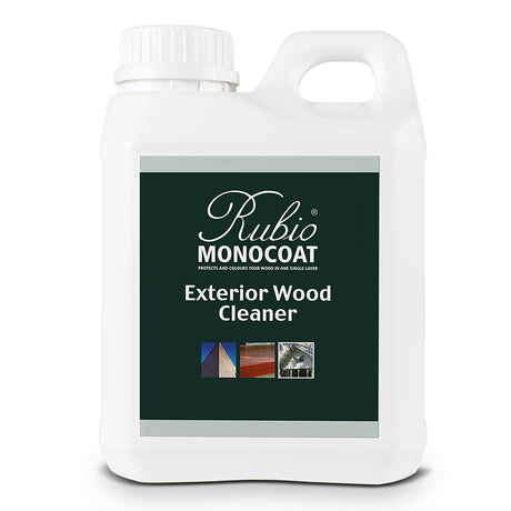 Rubio Monocoat Exterior Wood Cleaner, 200 ft² | Superior Outdoor Cleaning | Removes Discoloration & Dirt from Wooden Surfaces | Restores Natural Beauty Prior to Finishing Treatment | 1 Liter Rubio Monocoat