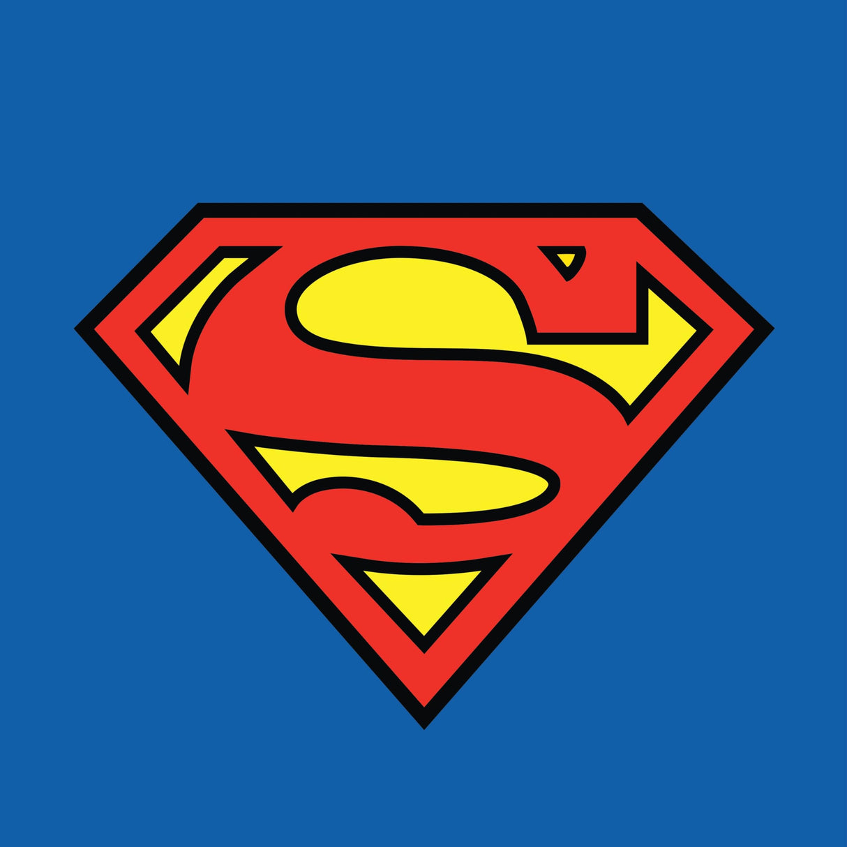 AQUARIUS Superman Logo Art by Numbers Mini - 8.5 x 11 in - Superman Retro Themed Paint by Number for Adults & Kids - DIY Color by Number Paint Kit for Beginner - Officially Licensed AQUARIUS