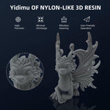 YIDIMU Standard Photopolymer 3D Printer Resin and Rapid 3D Resin for 8K 12K 14K 16K DLP LCD UV-Curing 405nm Resin with High Precision and Quick Curing & Excellent Fluidity (Grey) 1000g Yidimu