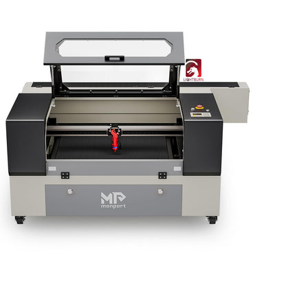 Monport 80W CO2 Laser Engraver with Lightburn,20"x28" Laser Engraving Cutting Machine with Autofocus 4 Way Pass Air Assist Water Pump Commercial Laser Cutter for Wood Acrylic Glass More... - WoodArtSupply