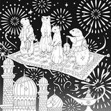 Kingdom of Curious Creatures: A Fairytale Adventure Book (Design Originals) Adult Coloring Book with 74 Line Art Designs of Whimsical Scenes and Personified Animals in a Charming and Magical Setting Design Originals