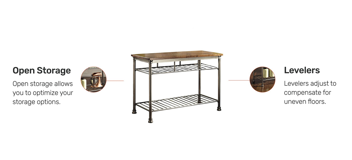 The Orleans Kitchen Island by Home Styles - WoodArtSupply