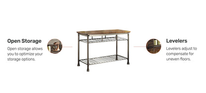 The Orleans Kitchen Island by Home Styles - WoodArtSupply