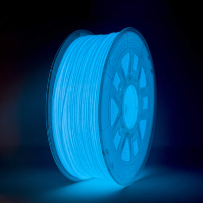 Gizmo Dorks Low Odor ABS 3D Printer Filament 1.75mm 1kg, Glow in The Dark Blue - WoodArtSupply