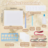 WEBEEDY 20 Sets Paper Quilling Kit for Adults Beginner DIY 5 Styles Bird Love Greeting Card Making kit with Instruction Handmade Bird Flower Quilling Card for Love,Valentine's Day,Wedding,Christmas WEBEEDY