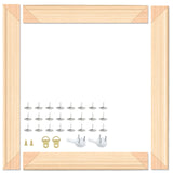 Falling in Art 16x20 Inch DIY Canvas Stretcher Bars, Canvas Framing Kit, Wood Stretcher Frames for Oil Paintings, Paint by Numbers, and Posters Falling in Art