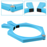 LUORNG 125x85x8mm Sublimation Holder Plastic Mug Clamp Blue Sublimation Non Tipping Mug Clamp Suitable for Sublimation Mug and Coffee Cup and Sublimation Heat Press Tool LUORNG