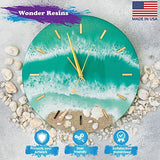 Art Epoxy Resin – 1 Gallon Kit – Clear Art Resin 1:1 Ratio for Craft, Jewelry, Coasters, Painting, Tumblers - No VOCs, High Gloss, Easy to Use (0.5 Gallon Resin + 0.5 Gallon Hardener) Wonder Resins