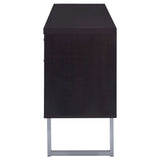 Coaster Home Furnishings Lawtey 5-Drawer Credenza with Adjustable Shelf Cappuccino Coaster Home Furnishings