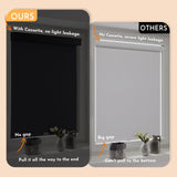 Persilux Blackout Roller Shades for Windows, Cordless Free-Stop Blinds for Windows with Valance, Thermal Insulated Fabric Window Shades, UV Protection Shades for Home and Bedroom, Black, Custom Size Persilux