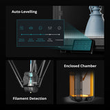 Flsun T1 Pro Delta 3D Printer - New FDM 3D Printer, 1000 mm/s high-Speed Printing, Dual-Gear Strong extruder, one-Button Automatic Leveling, 300°C high-Temperature Nozzle, Al Intelligent Monitoring FLSUN