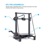 Longer LK5 Pro 3D Printer, Large Build Size 11.8''(L) x11.8''(W) x15.7''(H), 90% Pre-Assembled, Silent Motherboard, FDM 3D Printers for DIY Home and School Printing Longer