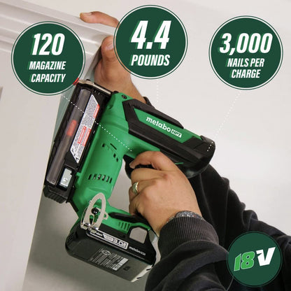 Metabo HPT NP18DSALM 18V Cordless 1-3/8 in. 23-Gauge Pin Nailer Kit (Renewed) - WoodArtSupply