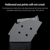 RESIONE 3D Printer Resin, TH72 Flexible Tough Resin with Long-Lasting Toughness and High Elongation, 3D Printing Impact Resistant for Figurines (Medium Grey 1KG) RI RESIONE