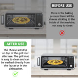 for Ninja Foodi Reusable Air Fryer Liners 12x12inch Non-Stick，Bottom of Toaster Oven Mat,3x Liners + 3x Mesh Sheets, Baking/Microwave/Grill,450°F,Pre-Cut Square for SP101/SP201/SP301/SP351 Sun3drucker