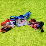 PVC Polymer Card Name Badge Sublimation Heat Press Transfer Thermal Personalized with Lanyard Black 10 Pieces SFS BLANK