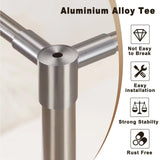 Canopy Bed Frame King Size, Thicken Stainless Steel Canopy Bed Frame, Bed Post Poles with Metal Connectors for Mosquito Curtains, Bedroom Decor Mosqutent