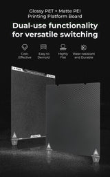 Creality K1 Smooth PEI Build Plate, Original Magnetic 3D Printer Build Bed, for Creality K1/Ender 3 V3 SE/Ender-3 S1/Ender-3 S1 Pro/Ender-5 S1 and All 235 * 235mm Size 3D Printer Creality