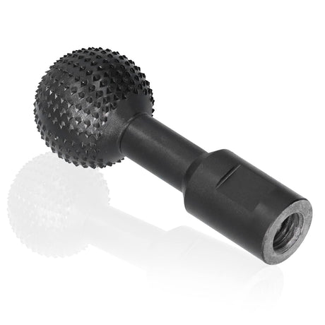 Ball Grinding Head, 5/8‑11in Wood Carving Burrs Carbon Steel Sphere Rotary Burr Ball Gouge Grinding Head Woodworking Attachment Tool for Wood Carving Grinding Polishing Engraving Agatige