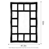 MAIKESUB Sublimation Blank Blanket 53 x 41.3 Inches Custom Personalised Photo 15 Panel Gifts for Family and Friends on Christmas Wedding Mothers Day Father Day MAIKESUB