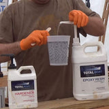 TotalBoat 5:1 Epoxy Resin Kit (Quart, Slow Hardener), Marine Grade Epoxy for Fiberglass and Wood Boat Building and Repair TotalBoat
