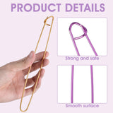 BIHUIZ 8 PCS Knitting Stitch Holder, 6 Size Aluminum Yarn Stitch Holders Stitch Markers for Crocheting Versatile Knitting Crochet Hook for Knitting Notions or Crochet BOHUIZ
