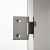 HOMCOM Farmhouse Computer Desk with Hutch and Cabinet, Home office Desk with Storage, for Study, White HOMCOM