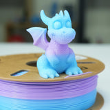 GratKit Gradient PETG Filament, Color Change 3D Printer Filament 1.75mm, 1kg, Multicolor PETG Translucent Gradient Blue Purple GratKit