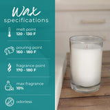 Direct Candle Supple Apricot Wax for Candle Making, 10lb Apricot Candle Wax Beads, Creamy Blend for High Load Fragrance Formulation, Candle Making Supplies Direct Candle Supply