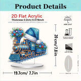 ZeeLionArt Tabletop Diamond Art Painting Kit for Adult,Christmas Train DIY Special Shaped Rhinestone Desk Placement Ornament,Home Stand Up Gem Painting Craft Kit,Gift,Double Sided. ZeeLionArt