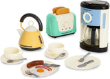 Casdon Morphy Richards Toys - Complete Kitchen Set - Toy Appliance Playset for Kids with Toaster, Coffee Maker, Kettle, Play Food & More - for Children Aged 3+ Casdon