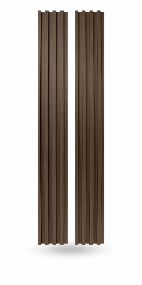 Generic 94.5"" L x 5.75"" W Shiplap Wood Wall Paneling, 3D Wall Paneling for Interior Wall Decor (Set of 3) (Driftwood) WoodArtSupply